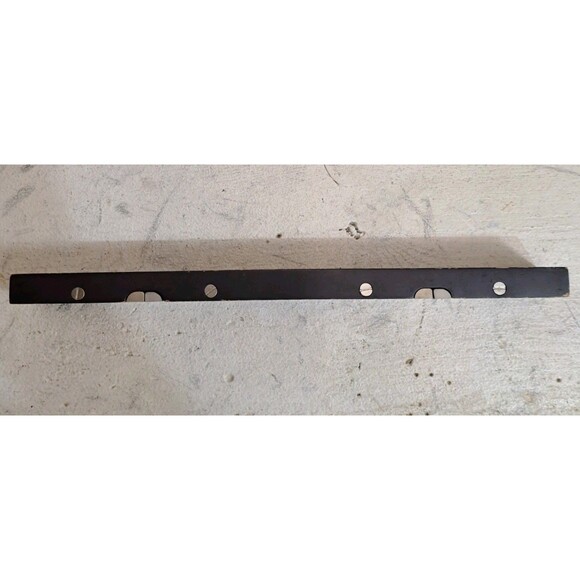 Modern 15" Wall Mounted Wood Coat Rack With 4 Silver Hooks That Open & Close - Picture 5 of 6